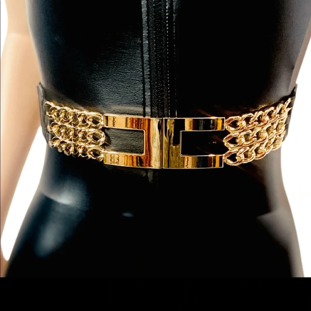 Golden Bling Chain/ Stretch Belt